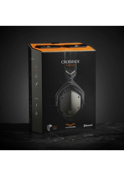 V-MODA Crossfade Kablosuz Kulaküstü Kulaklık - Gri