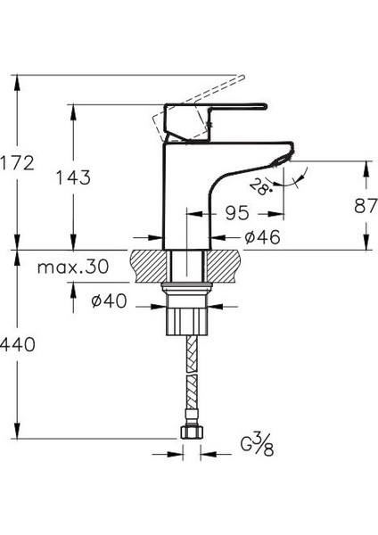 Win S Lavabo Bataryası A41177