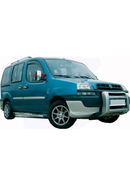 Fiat Doblo 1 Ayna Kapağı 2 Parça Abs Krom 2000-2010 Modeller