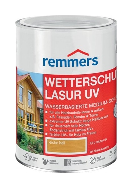 Wetterschutz Lasur Uv Ahşap Koruyucu 0.75 Lt