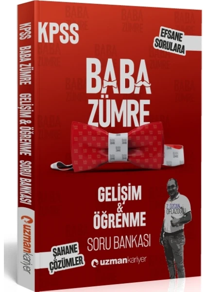 Uzman Kariyer Yayınları KPSS Baba Zümre 2020 Gelişim Öğrenme Soru Bankası