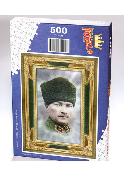 Atatürk - Ankara 1922 Ahşap Puzzle 500 Parça
