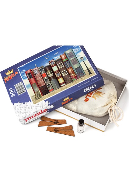 Kitap Sokağı Ahşap Puzzle 500 Parça (KT06-D) fiyatları