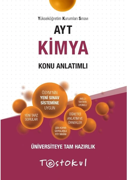 Test Okul Yayınları AYT Kimya Konu Anlatımlı