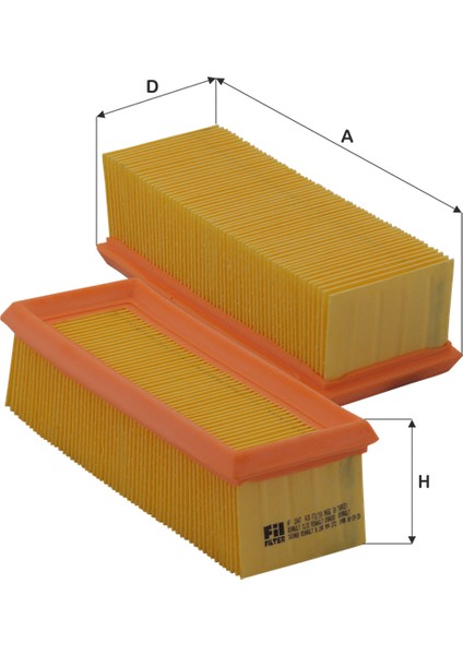 Reanult Clio Iı 1.2 16V (2001-2003) Hava Filtresi-820072-C1932-Lx788-8200104272