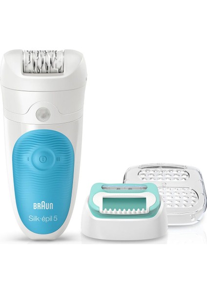 Silk-épil 5 Epilatör 5511 K Beyaz Metal kutulu Epilatör