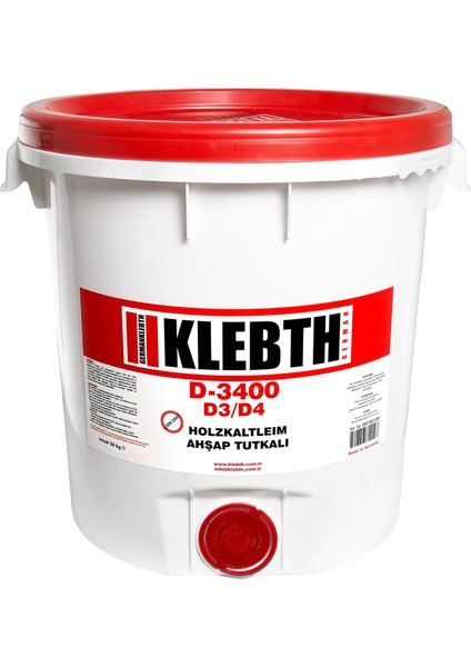 D-3400 D-3 D-4 Ahşap Tutkalı 28 kg