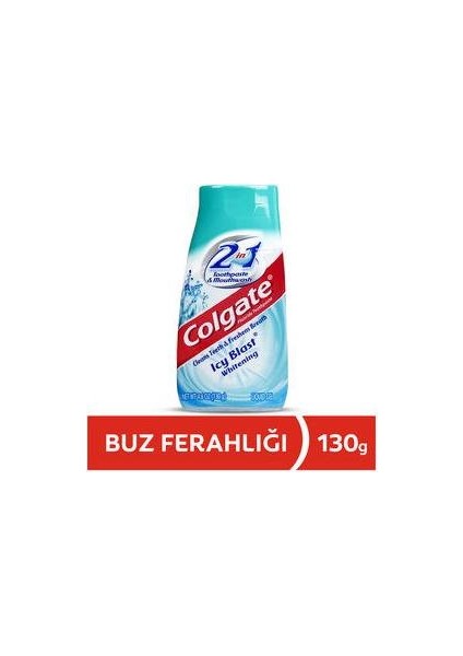 2 In 1 Buz Ferahlığı Diş Macunu 130 gr
