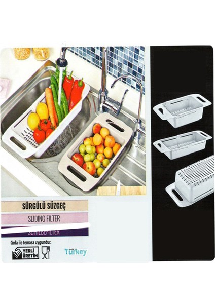 Box-Up 0055 Punto Sürgülü Süzgeç