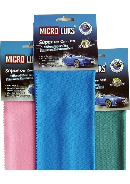 Mikrofiber Oto Cam Bezi