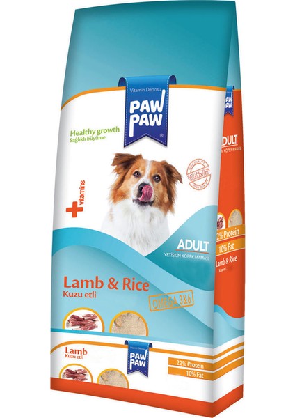 Kuzu Etli Yetişkin Köpek Maması 3 kg