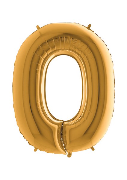 Cakes & Party O Harfi Altın (Gold) Rengi Folyo Balon 40 Inc 100 cm