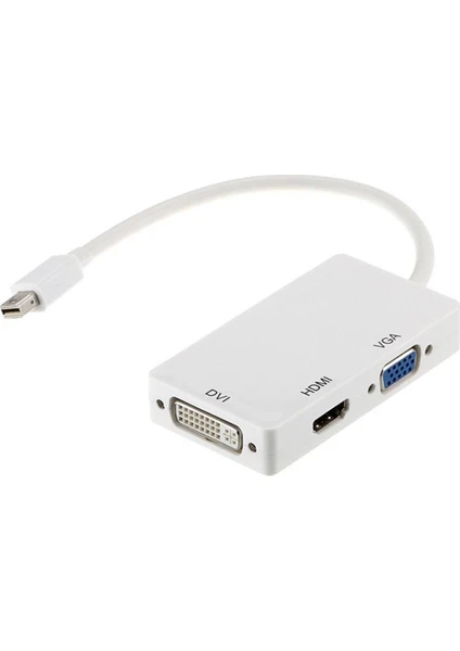 USB Type-C To VGA/HDMI Adaptör 3in1