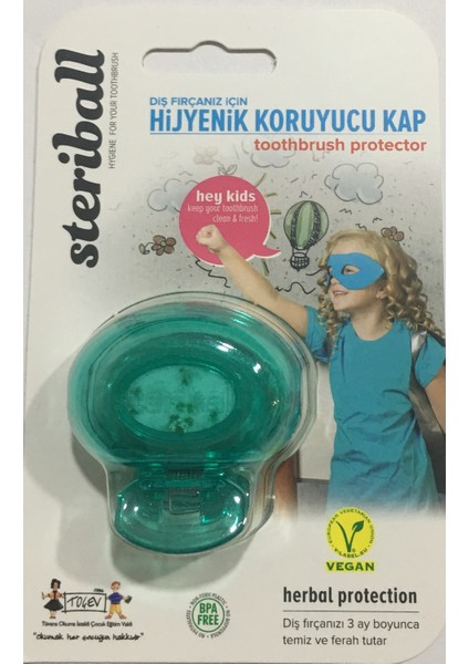 Diş Fırçası Koruma Kabı Çocuk Kız