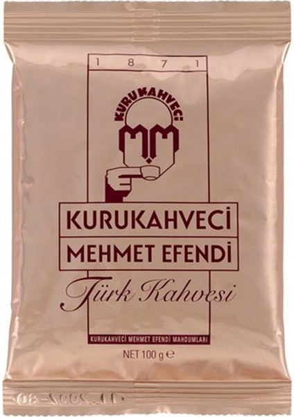 Kurukahveci Mehmet Efendi Türk Kahvesi̇ 100gr 5 Adet