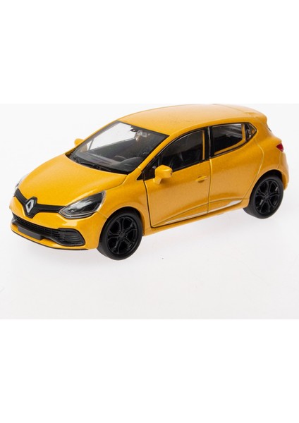 1:36 Ölçek Diecast Çek-Bırak Renault Clio Rs -Sarı