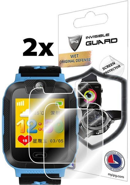 Sentar V80-07S GPS Akıllı Çocuk Saati Ekran Koruyucu - (2 Adet)