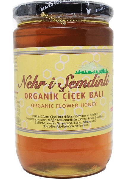 Organik Çiçek Balı 850 gr