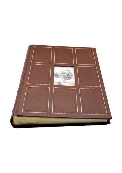 300’lük 10 x 15 cm Deri Fotoğraf Albümü Koyu Kahverengi fiyatları