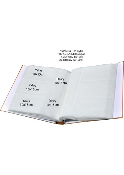 10 x 15 cm 500'lük Kutulu Fotoğraf Albümü ACR-6506B fiyatları