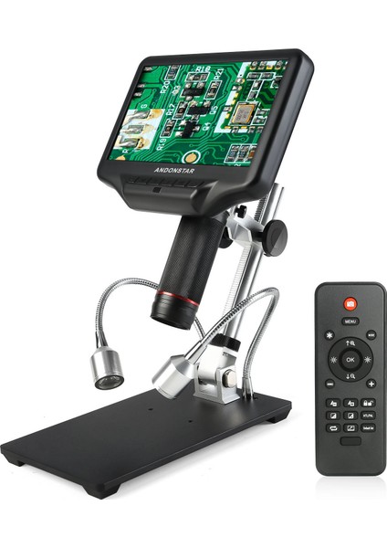 AD407 3D HDMI Dijital Mikroskop 7 Inç LCD Ekran Smd Elektronik Tamir Cihazı