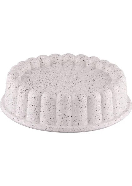 Granit Döküm Tart Kalıbı Krem 26 cm