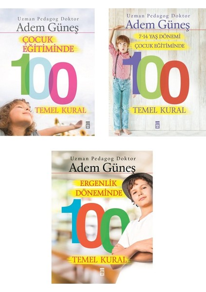 Çocuk Eğitiminde 100 Temel Kural 3 Kitap Set