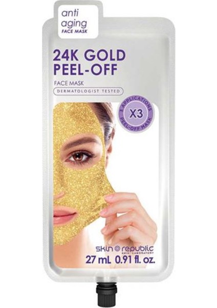 24 K Gold Peel-Off Yüz Maskesi 27 ml