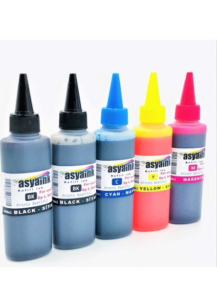 Canon Pixma MP220 - MX310 Uyumlu Mürekkep Seti 5 x 100 ml