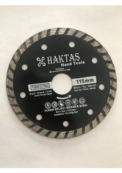 Elmas Beton Kesici 115 mm