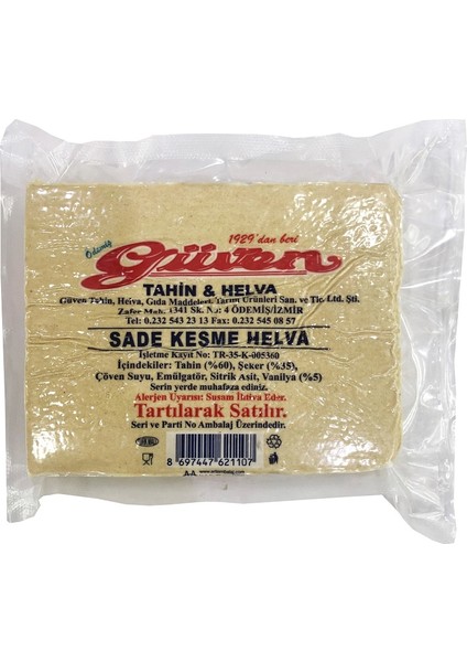 Helva Sade Tahin Helvası 500 gr