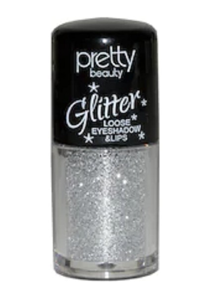 Glitter Toz Sim Gümüş -02