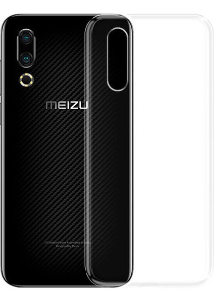 Meizu 16S Ultra İnce 0.2 mm Soft Silikon Kılıf - Şeffaf