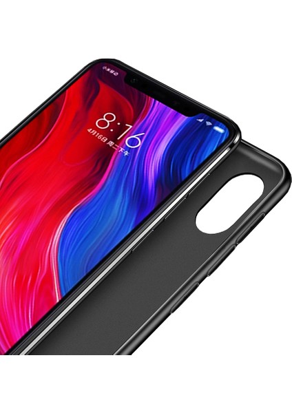 Xiaomi Redmi Note 6 Pro Fabrik Serisi Kumaş ve Deri Desen Kılıf - Siyah