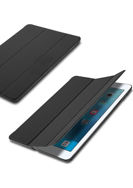 Apple iPad Air 10.5 inch 2019 Delüx Leather Serisi Standlı Kılıf - Siyah