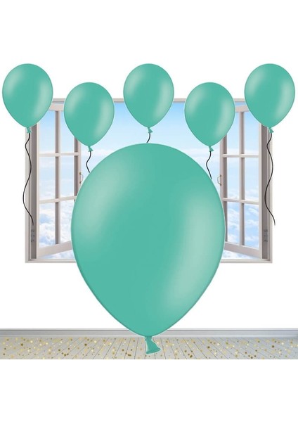 Su Yeşili Balon 5 Adet