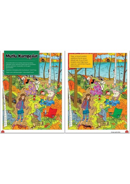 Şaşırtıcı Macera Puzzle 2'li Set Eğlenceli Aktivite 8+ Yaş