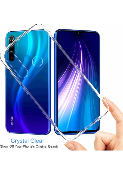 Xiaomi Redmi Note 8 Kılıf Transparent Soft Şeffaf