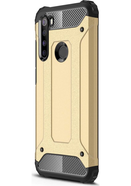 Xiaomi Redmi Note 8 Kılıf Rugged Armor Gold