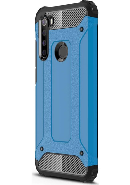 Xiaomi Redmi Note 8 Kılıf Rugged Armor Mavi