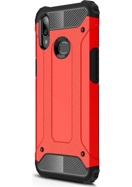 Samsung Galaxy A10s Kılıf Rugged Armor Kırmızı