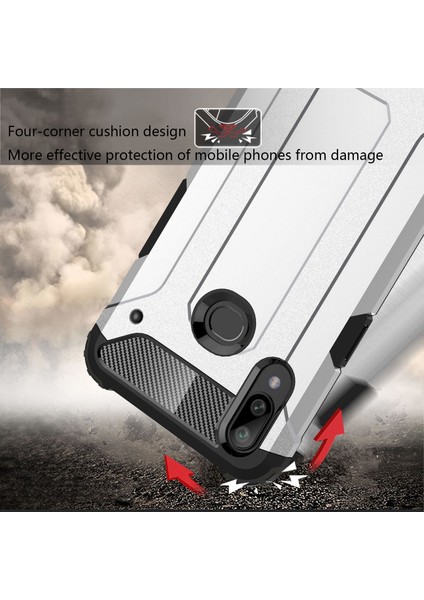 Samsung Galaxy A10s Kılıf Rugged Armor Kırmızı