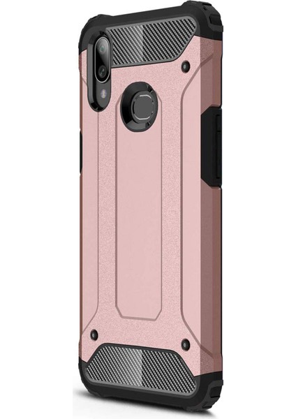 Samsung Galaxy A10s Kılıf Rugged Armor Rose Gold