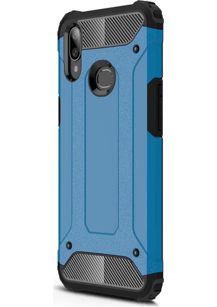 Samsung Galaxy A10s Kılıf Rugged Armor Mavi