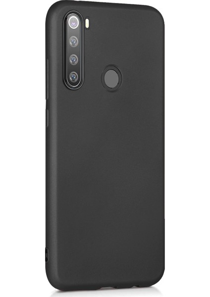 Matte Silicone Xiaomi Redmi Note 8 Kılıf Siyah