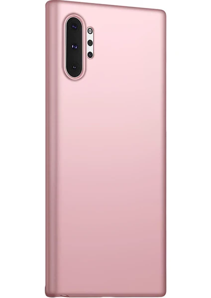 Matte Silicone Samsung Galaxy Note 10 Plus Kılıf Rose Gold