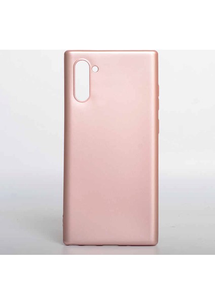 Matte Silicone Samsung Galaxy Note 10 Kılıf Rose Gold