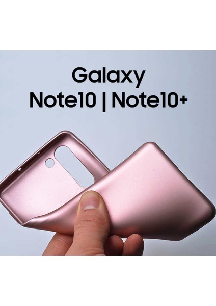 Matte Silicone Samsung Galaxy Note 10 Kılıf Rose Gold