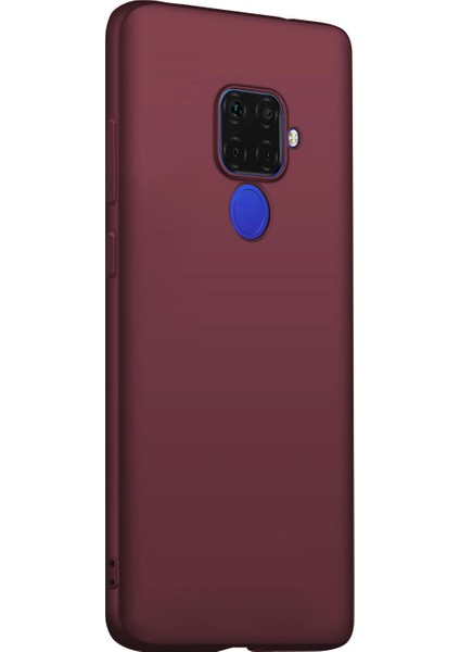 Matte Silicone Huawei Mate 30 Lite Kılıf Mor