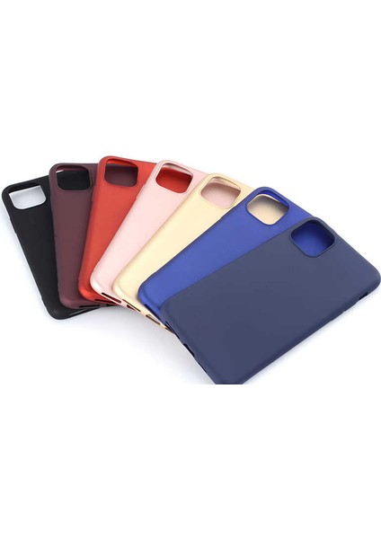 Matte Silicone Apple iPhone 11 Pro Max Kılıf Siyah